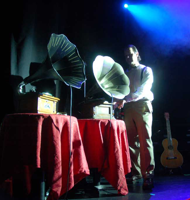 Michael Cumella and His Phonograph